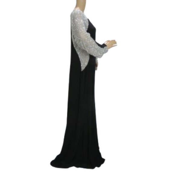 Laura Plus Beaded Jersey Gown - Picture 5 of 8